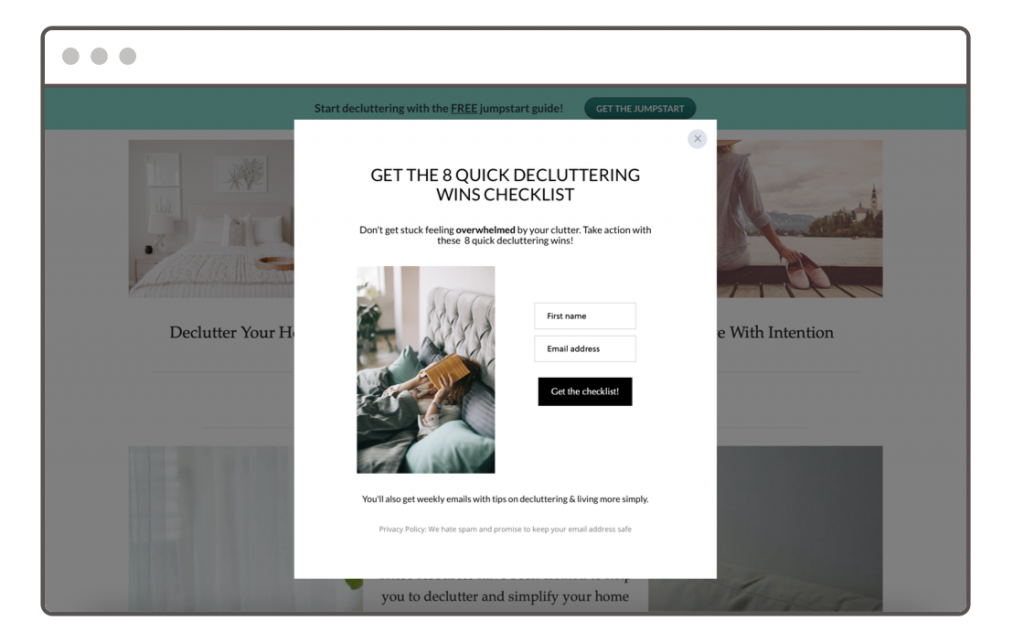Learn how the Simplicity Habit doubled their email list