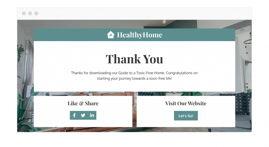 How to build the perfect thank you page