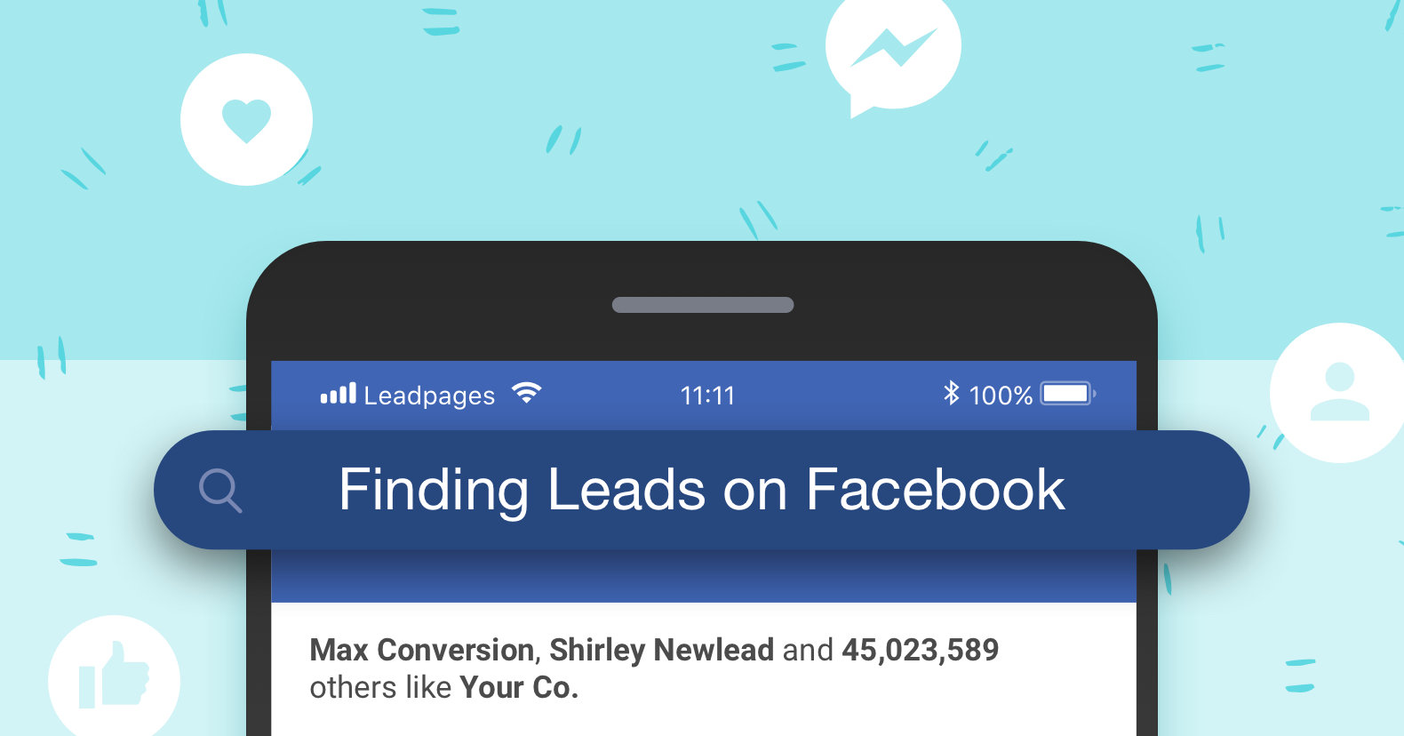 Get Leads from Facebook with Leadpages landing pages
