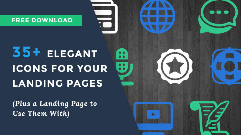 35+ Elegant Web Icons for Your Landing Pages